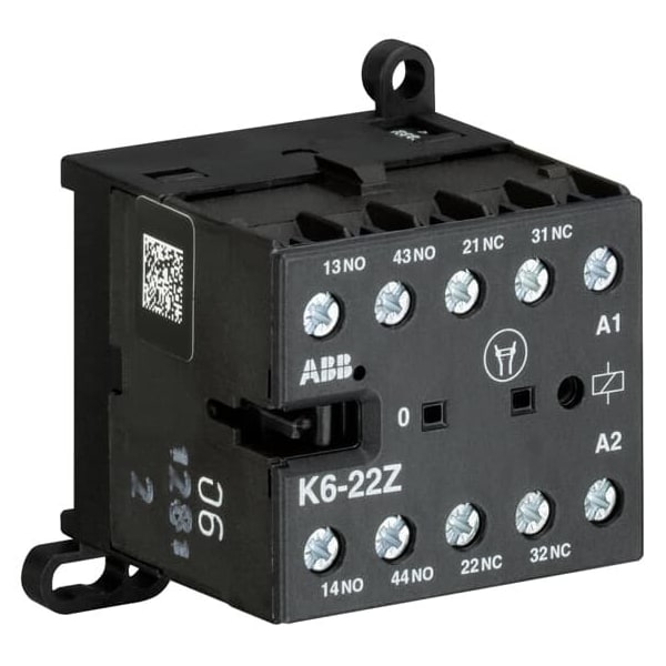 K6-22Z-84, RELAY 2 NO 2 NC, 110/40-60, PK 10